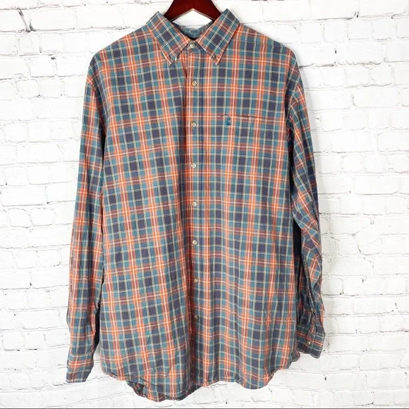 Brewers Lantern Shirts | Brewers Lantern Plaid Orange Green Button Down Xl | Color: Green/Orange | Size: Xl | Carah_Rose's Closet Brewers Lantern Shirts | Brewers Lantern Plaid Orange Green Button Down Xl | Color: Green/Orange | Size: Xl | Carah_Rose's Closet